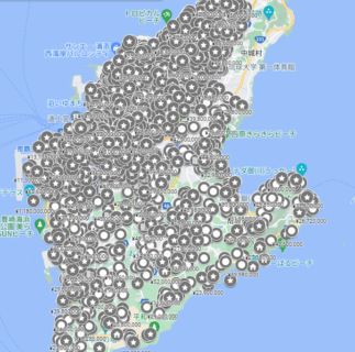 沖縄県　不動産売買状況マップ