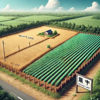 固定資産税対策の畑・・・