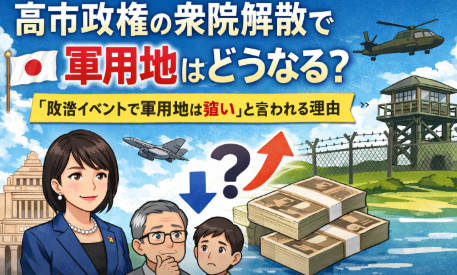 高市政権の衆院解散で軍用地はどうなる？