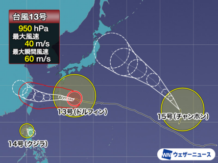 台風対策！